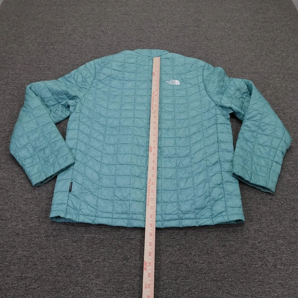 The North Face ThermoBall Eco Jacket Mens Large Blue Puffer Insulated Zip